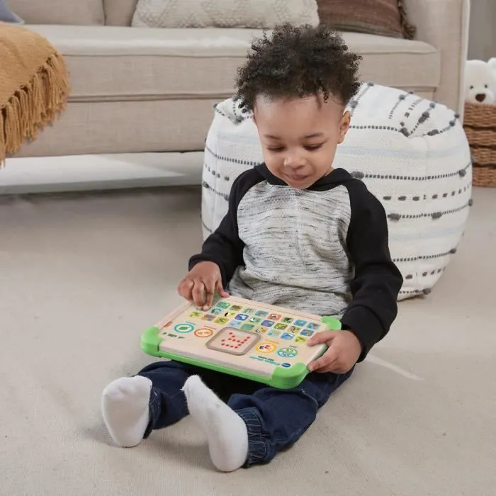 VTECH - Play Green - Tablette Éducative ABC Nature - Jouet Bois FSC®-1
