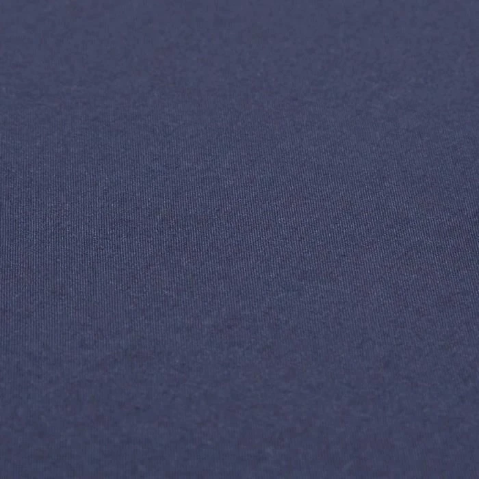 Drap-housse uni 180 x 200 cm 100% coton égyptien 200 fils coloris bleu marine-2