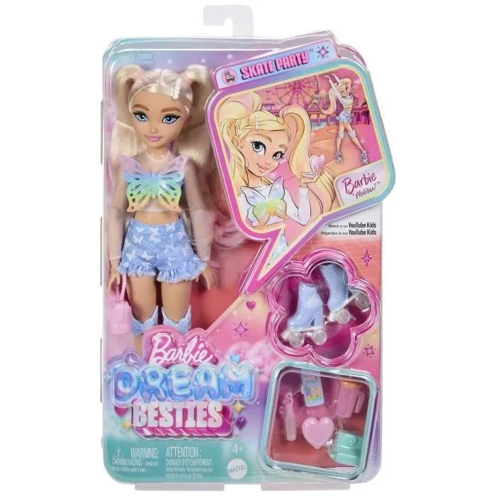BARBIE Malibu dreambesties roller - JFX96-5