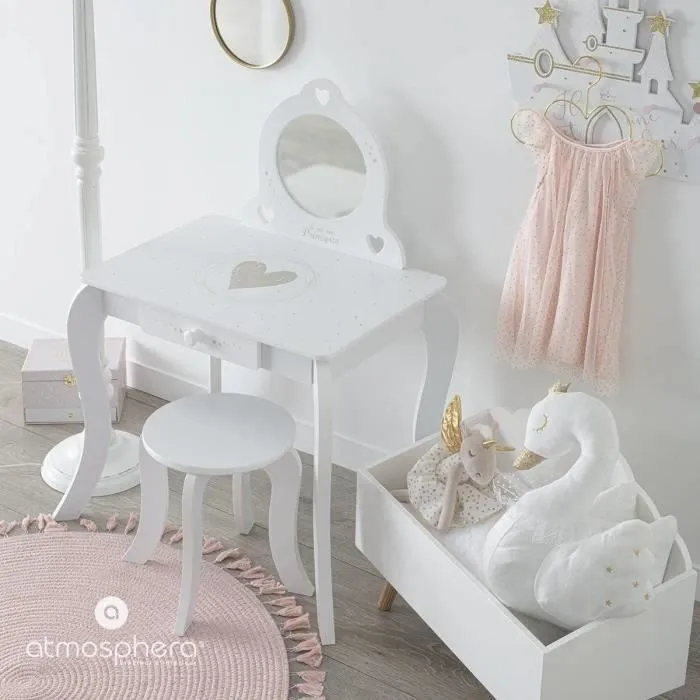 Coffre à Jouets Meuble de Rangement - Atmosphera - Forme Nuage - Coloris Blanc-3
