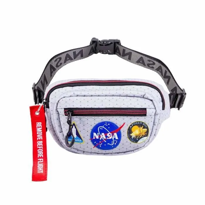 Sac banane - NASA Houston Glaze - Gris - Mixte - Synthétique - Toile-0