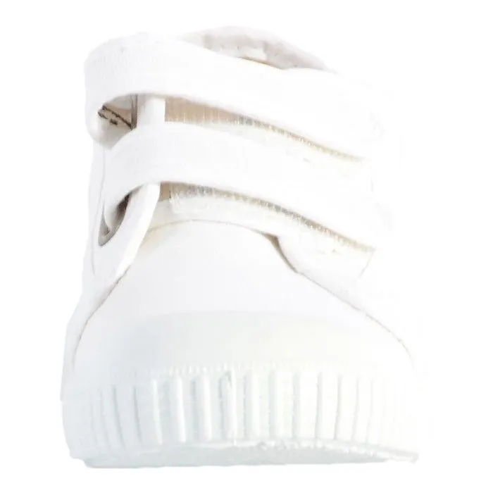 Basket Enfant Victoria - Blanc - Scratch - Textile - Fille-3
