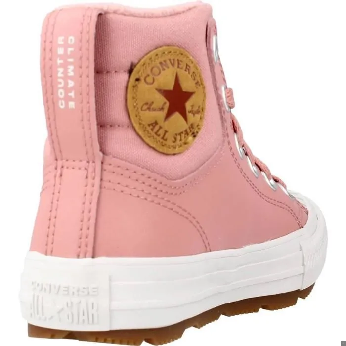 Chaussure Converse Modèle Chuck Taylor All Star  Berkshire Boot Hi - Coleur Rose-2