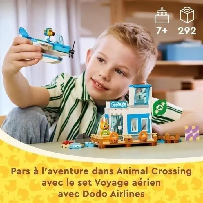 LEGO® Animal Crossing 77051 Voyage Aérien avec Dodo Airlines - Set avec un Avion de Ligne-6