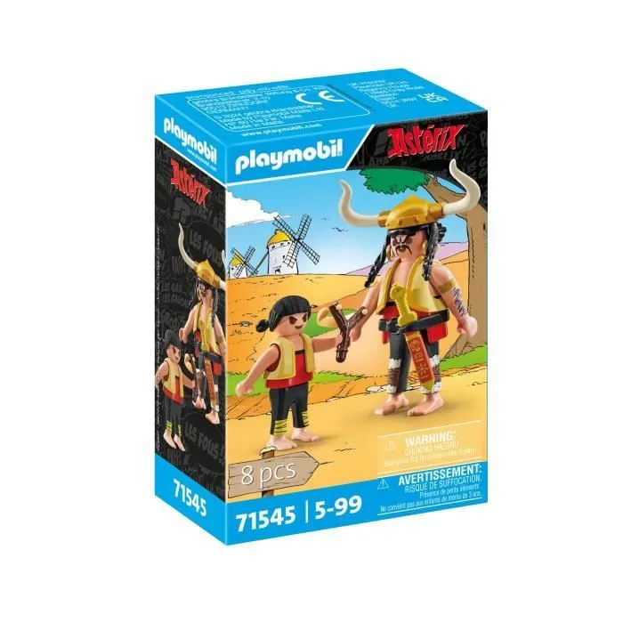 PLAYMOBIL 71545 Soupalognon y Crouton et Pepe, Personnages d'Astérix, Dès 5 ans-0