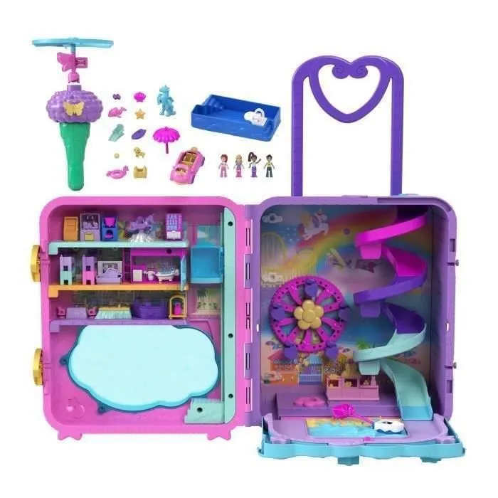 Polly Pocket®-Coffret Valise Polly Pocket® Pollyville® HKV43-1