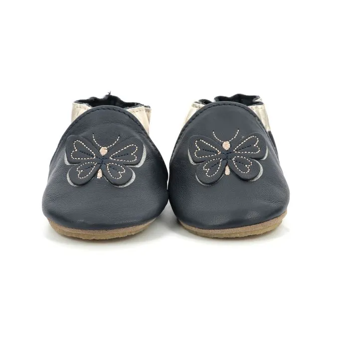 ROBEEZ Chaussons Flyinthewind Semelle Crepe Marine-4