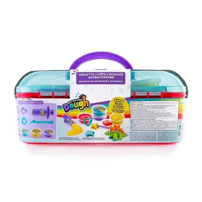 Malette de Pâte à modeler Antibactérienne - CANAL TOYS - SND 002 - Bleu-4