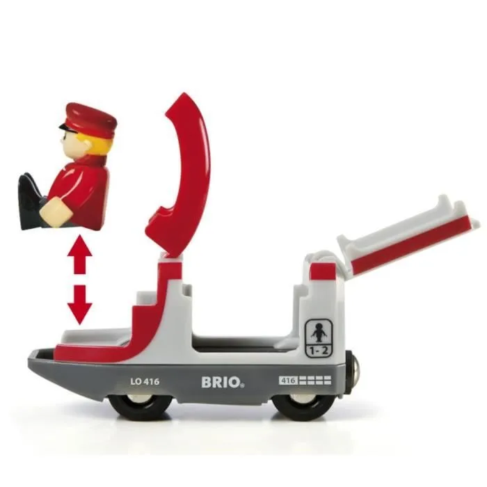 Brio World Circuit Correspondance Train / Bus - Coffret 33 pièces - Circuit de train en bois - Ravensburger - Dès 3 ans - 33209-6