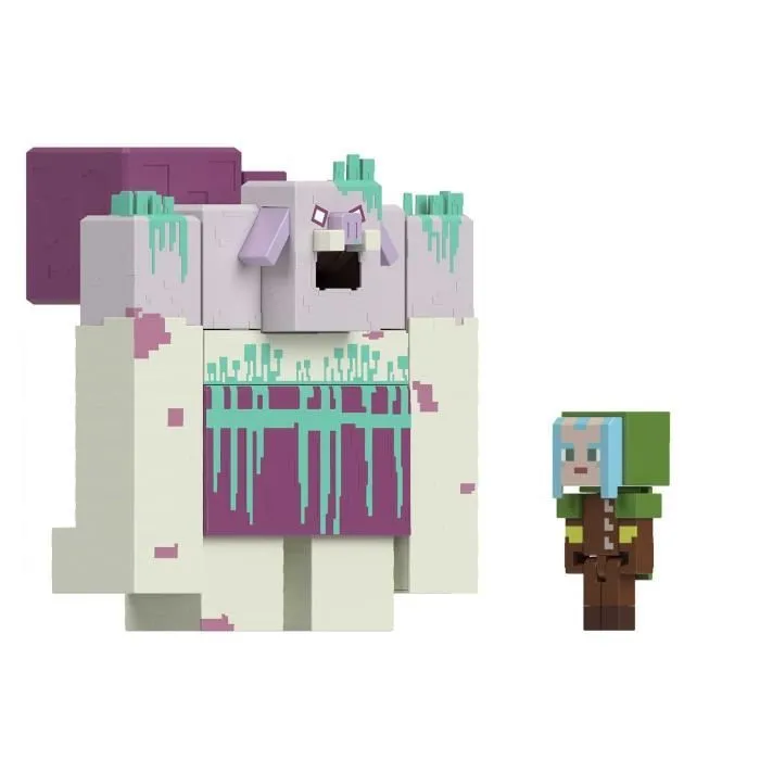 Figurine Minecraft Le Dévoreur - Mattel - HNC08 - 25cm - Crache du slime-2