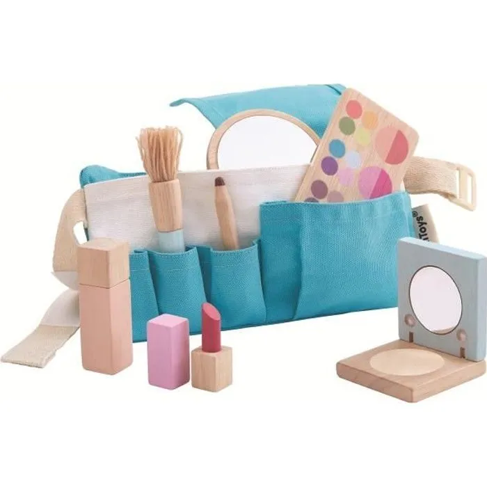 Trousse de Maquillage - PLAN TOYS - Fille - Miroir et 5 cosmétiques inclus-0