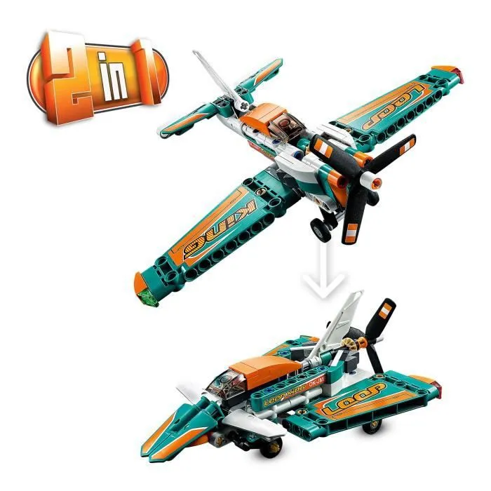 LEGO® Technic 42117 Avion de Course, Jeu de Construction, Aérien, Voltige, 7 Ans et Plus-2