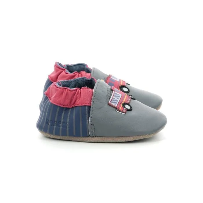 Chaussons - Robeez - Emergency Fire - Cuir - Confort optimal - Pour garçon-0