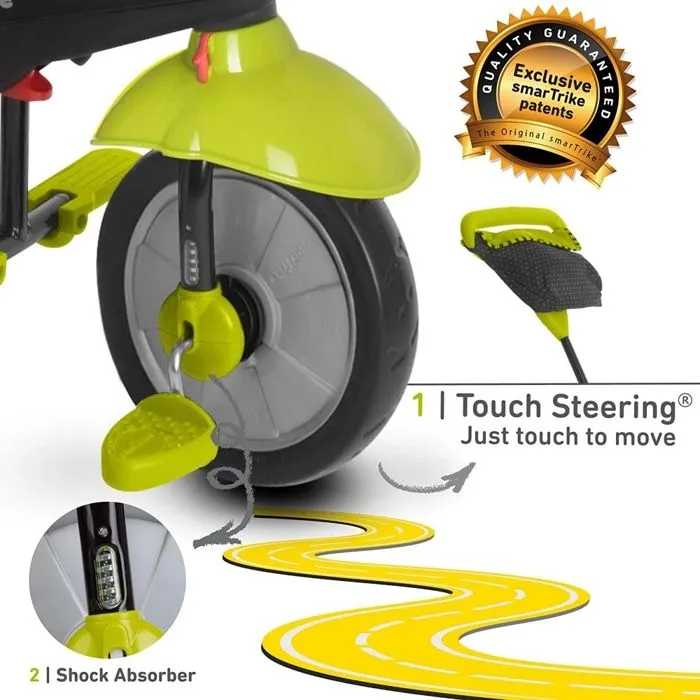 smarTrike GLOW 4 in 1 Driewieler Groen/Zwart-5
