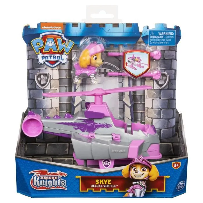 VEHICULE + FIGURINE STELLA RESCUE KNIGHTS La Pat' Patrouille-3