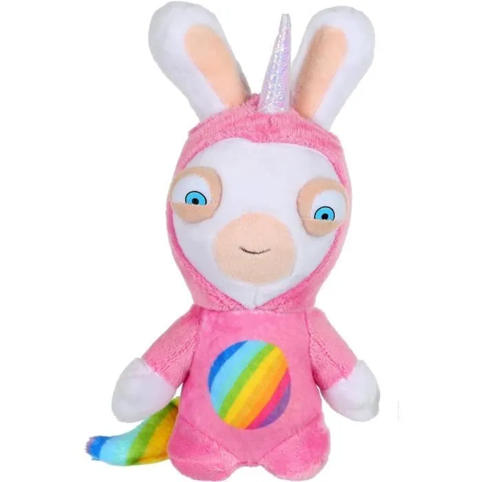 Gipsy Toys - Lapins Crétins Licorne - Lapicorne Rose Sonore - 18 cm-0