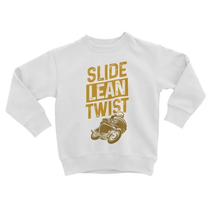 Sweatshirt Enfant Slide Lean Twist Moto Grosses cylindrées Cafe Racer-0