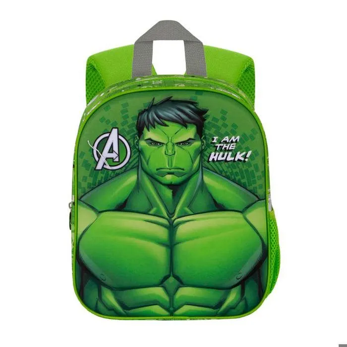 Sac à Dos 3D Elite - Marvel Hulk Rage - Vert - Taille Unique-1
