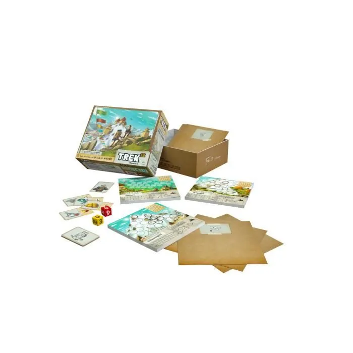 Jeu de société Trek 12 - LUDI'BOIS - Cartographiez les Zones et posez des Chemins de Corde-1
