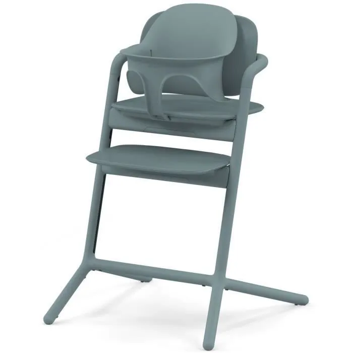 CYBEX - Chaise haute évolutive - Pack 3 en 1 - LEMO 2 - Bleu - Réglable en hauteur et en profondeur - Set bébé inclus-3