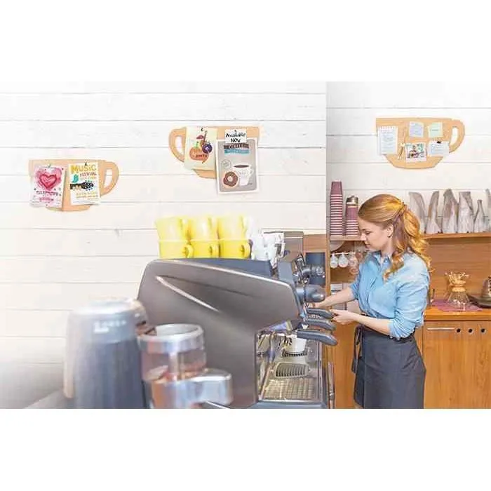 Tableau Mural Liège SILHOUETTE Tasse 494x284 mm Punaisable-1