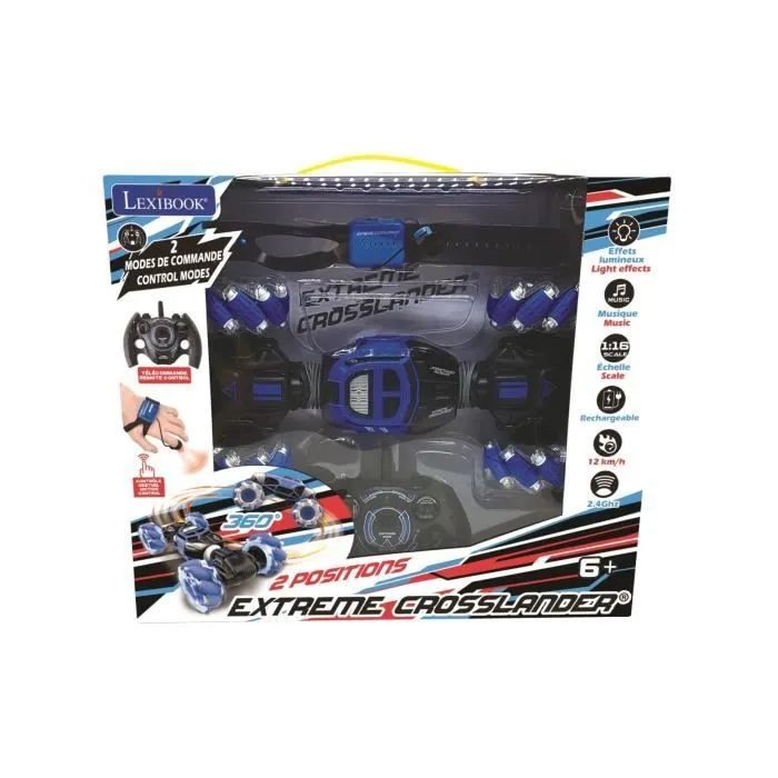 Voiture télécommandée tout-terrain LEXIBOOK - EXTRÊME CROSSLANDER® avec contrôle gestuel et effets lumineux-4