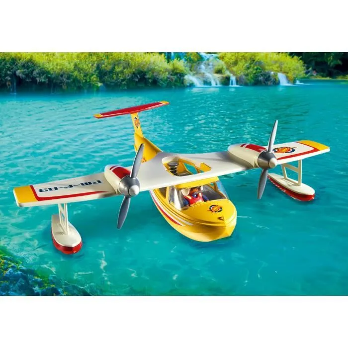 PLAYMOBIL Hydravion de sauvetage Designers-3