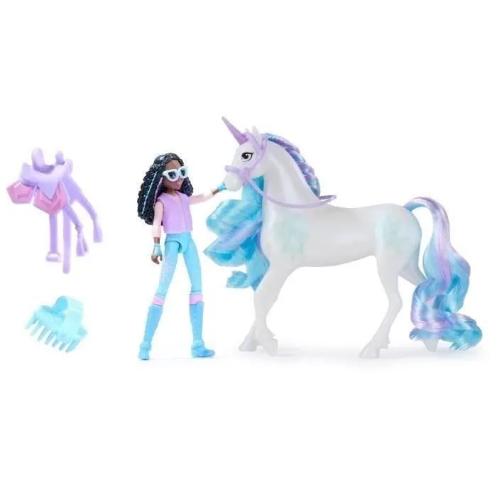 SPIN MASTER COFFRET LICORNE ET POUPEE GLACIER ET LAYLA Unicorn Academy-1