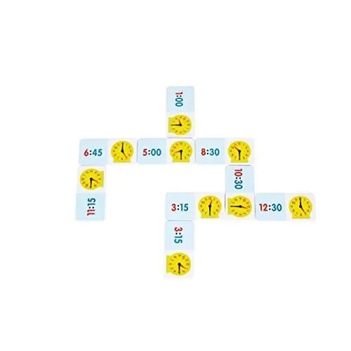 Jeu éducatif - Learning Resources - LSP2528-UK - Dominos de l'heure - Multicolore - 1 joueur ou plus-2