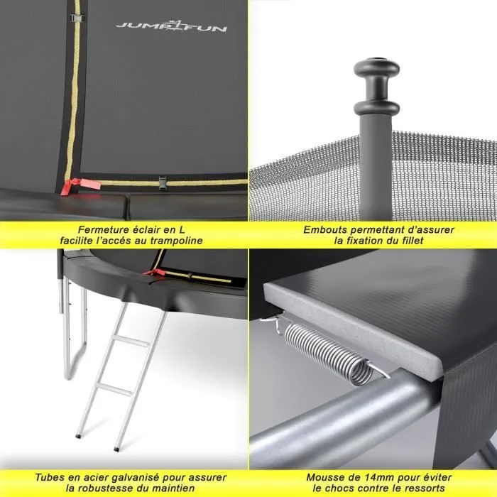 Trampoline de jardin - Non spécifié - 10FT - Ø 305 cm - Filet intérieur - Matelas de protection-2