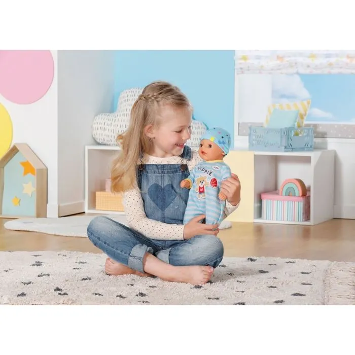 Poupée - ZAPF CREATION - BABY né Little Boy 36cm - Bleu - Mixte - 0 mois+-1