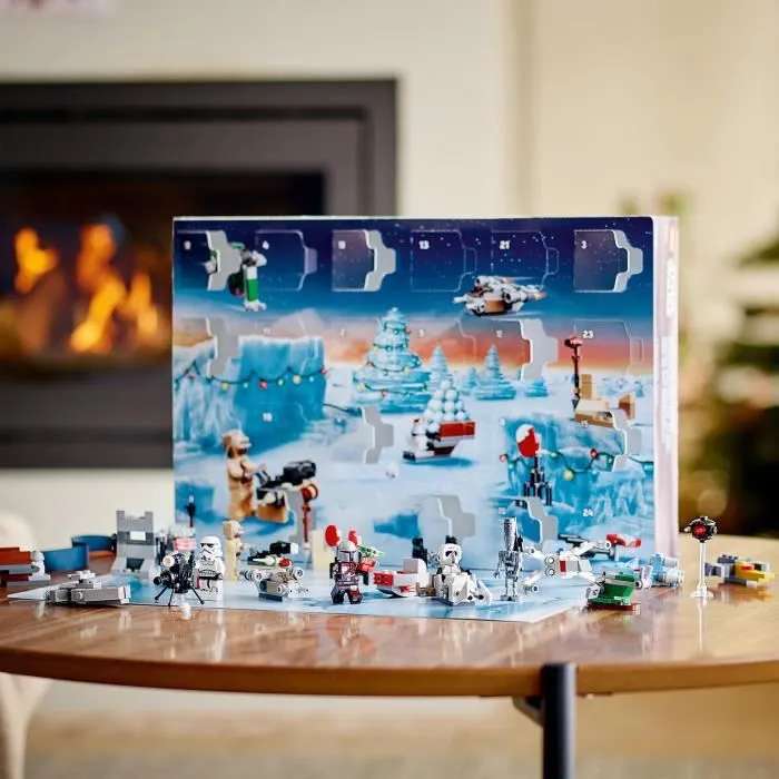LEGO® 75307 Star Wars Calendrier de l’Avent 2021 Jouet Enfants +6 ans, The Mandalorian Idée de Cadeau pour Noël, Figurine-4