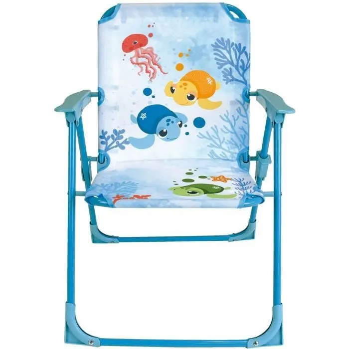 Fun house ma petite carapace salon de jardin tortues pour enfant avec une table, deux chaises et un parasol-1