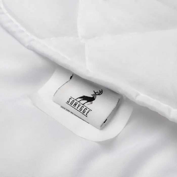 SOHYGGE – Couette Bébé 300gr/m2 – Enfant – 100x135 cm pour Lit Bebé 70x140 cm – Anti Acariens –100% Microfibre – Fabriqué en Europe-3
