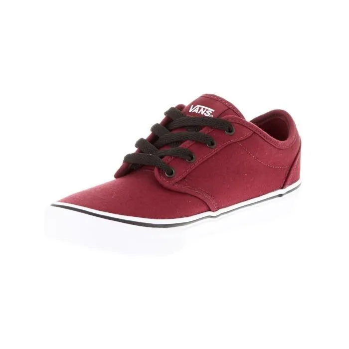 Chaussure Enfant - Vans - Atwood Canvas - Rouge - Garçon - Lacets-1