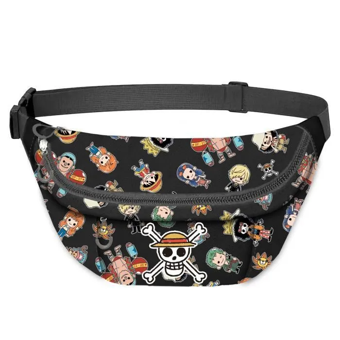 Sac Banane - KARACTER MANIA - One Piece Skull - Brun - Taille Unique - Mixte-0