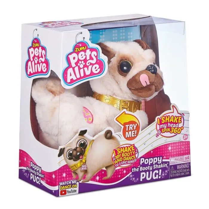 PETS ALIVE ROBOTIC PUG - Le Bouledogue dansant-2