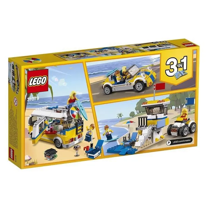 LEGO® Creator 3-en-1 31079 Le van des surfeurs - Jeu de construction-2