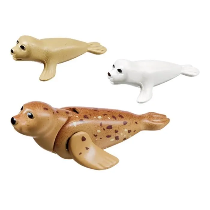PLAYMOBIL 9069 - Family Fun - Phoque et ses Petits - l'Aquarium-1