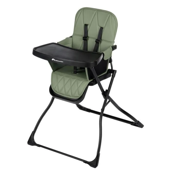 BEBECONFORT LILY Chaise haute bébé, ultra compacte et légère, confort optimal, de 6 mois à 3 ans, jusqu'à 15 kg, Mineral green-6