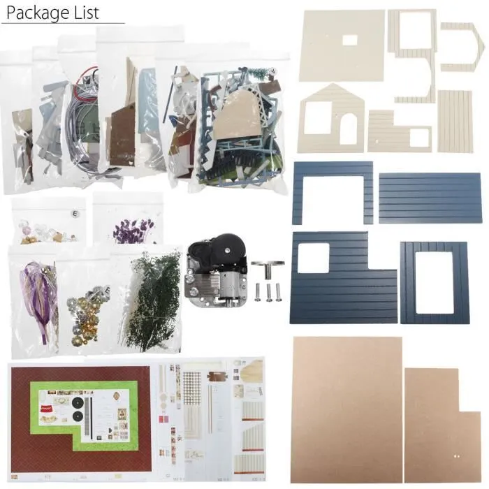 Maison de Poupée - DIY - A-032-A - LED - Multicolore - Provence-3