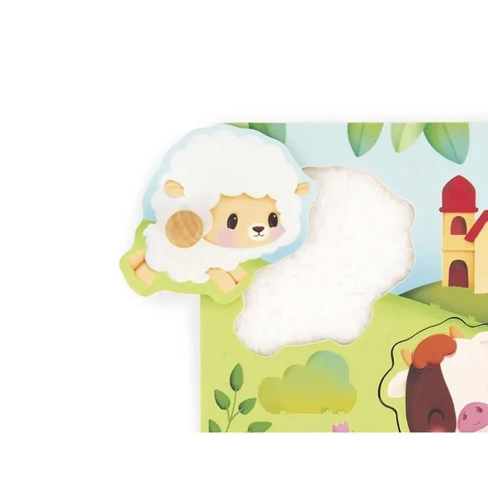 Puzzle tactile Ferme - 5 pcs-3
