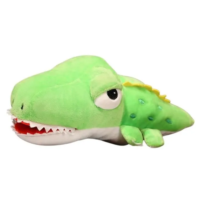 Peluche - Confort2Bebe - Crocodile Vert - 30 cm - Douceur - Compagnon de jeu-0