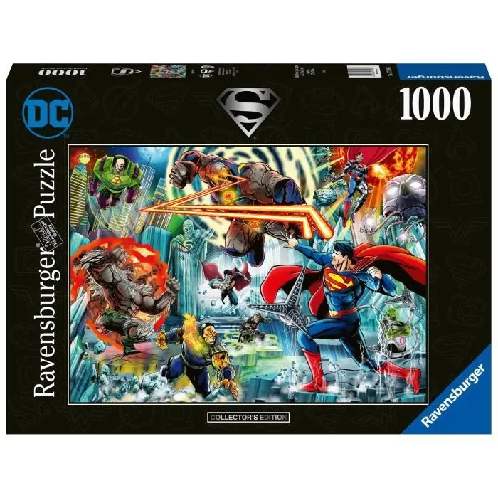 Puzzle Superman - Ravensburger - 1000 pièces - DC Comics - Warner Bros - Pour adultes et enfants dès 14 ans-0