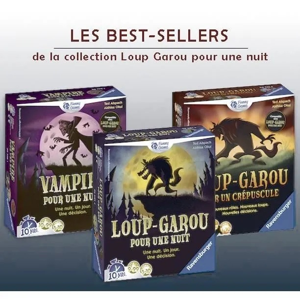 Loup Garou pour une Nuit - Ravensburger - Jeu d'ambiance Enfants et Adultes - Jeu de rôle - 3 à 10 joueurs dès 9 ans-3