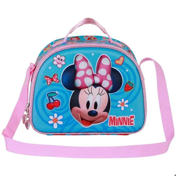 Sac Repas 3D - Disney - Minnie Mouse - Bleu - Taille Unique - Isotherme-1