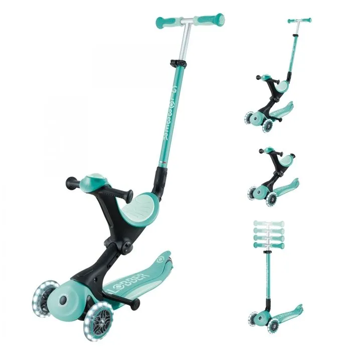Globber - Trottinette évolutive GO-UP DELUXE LIGHTS - Vert menthe-1