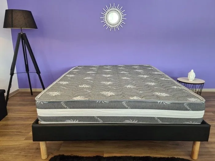 Matelas - - 120x190 cm - Trs Ferme - Face Hiver Laine - Ame Poli Lattex Haute-3