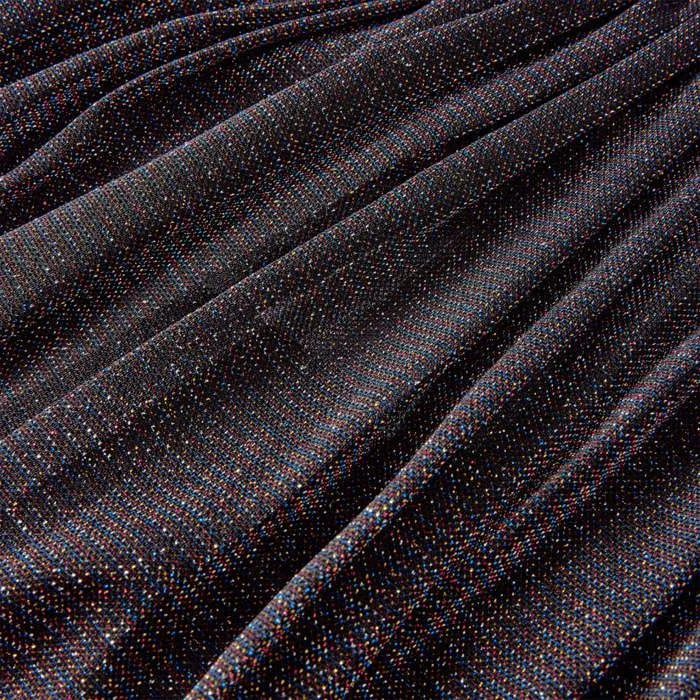 Jupe plissée à paillettes pour enfants bleu marine 5 dimensions disponibles-4