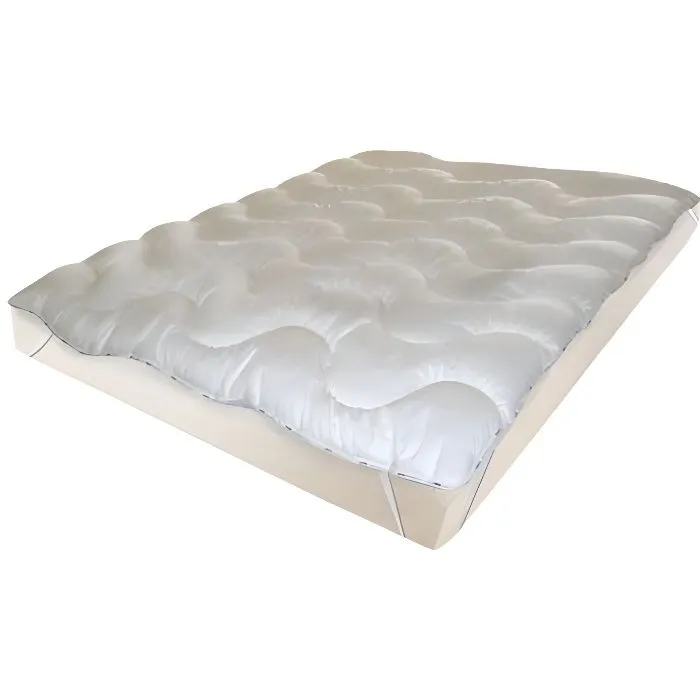Surconfort de matelas - DODO - REFLEX ECO - 140x190 cm - 100% fibres creuses - Lavable à 40°-0